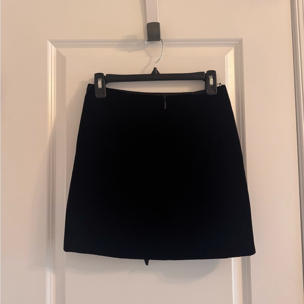 Saint Laurent Mini Black Velvet Women's Skirt 38FR - Picture 4 of 7